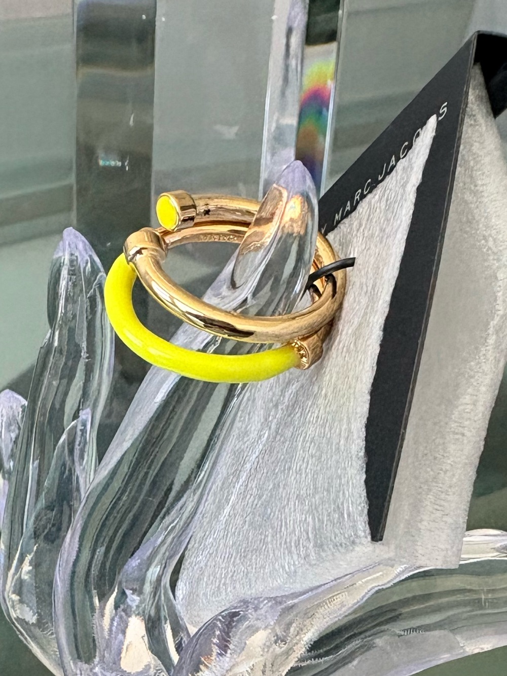 Marc Jacobs Enamel & Gold-Tone Stack Rings - Picture 2 of 9